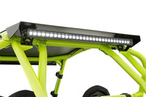 Polaris RZR Turbo S Velocity LED Light Kit - Rear - Rough Country - 30 Inch Curved | Black Series - '21-'22